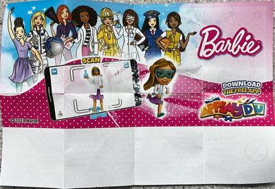 Barbie you can be anything 2023 (Hongkong) Beipackzettel
