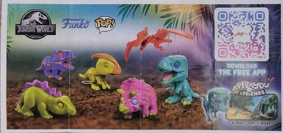 Funko Jurassic World Beipackzettel